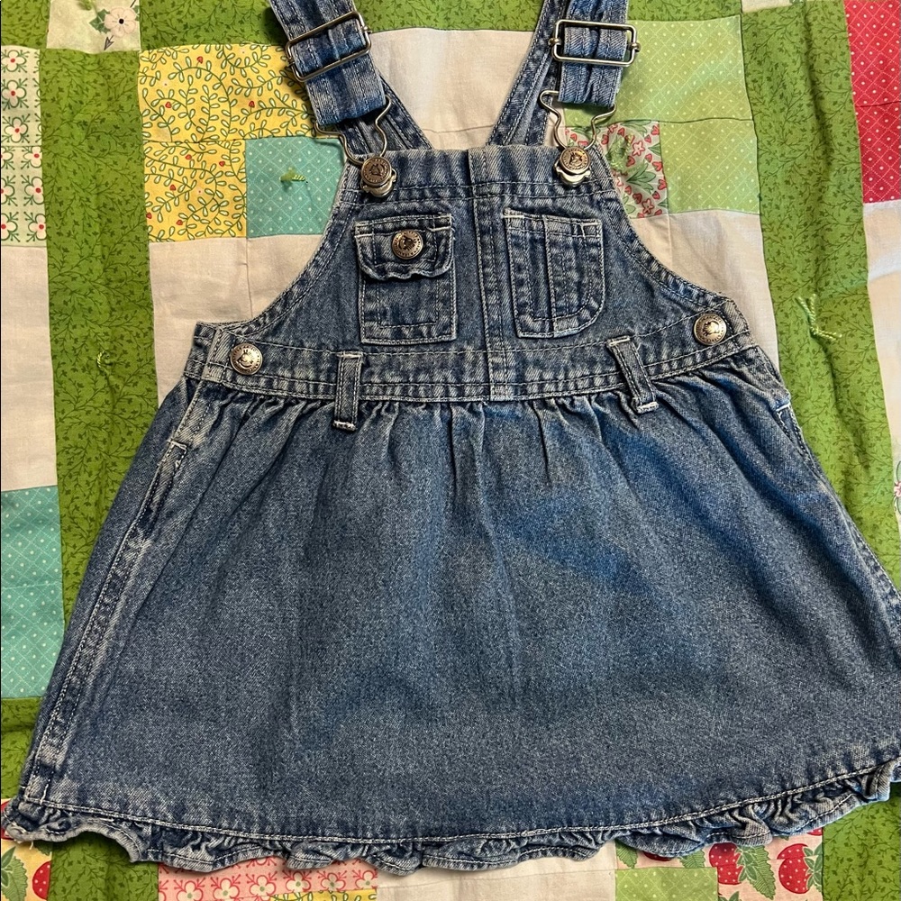Jean jumper size 6 to 9 months